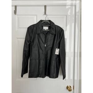 NWT Vintage Worthington Deadstock 100% Genuine Leather Jacket MSRP $200